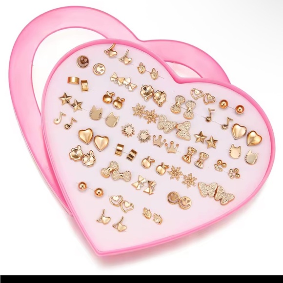 Cute Mini Stud Earrings 36 Pairs/Design Fashion Daily Jewelry for Girls
0422 - Picture 5 of 6